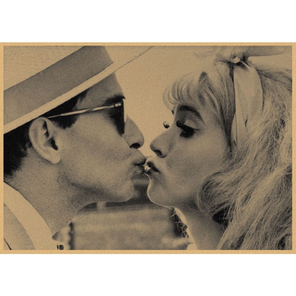 Pôster Painting Band of Outsiders Pôster de filme vintage 30x42cm