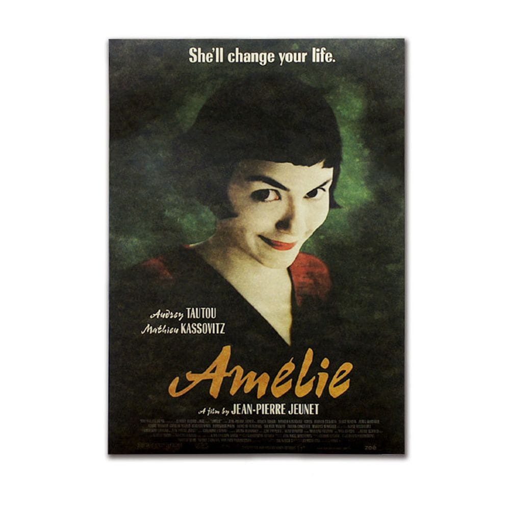 Pôster Amélie Retro Paper 51,5x36cm sem moldura