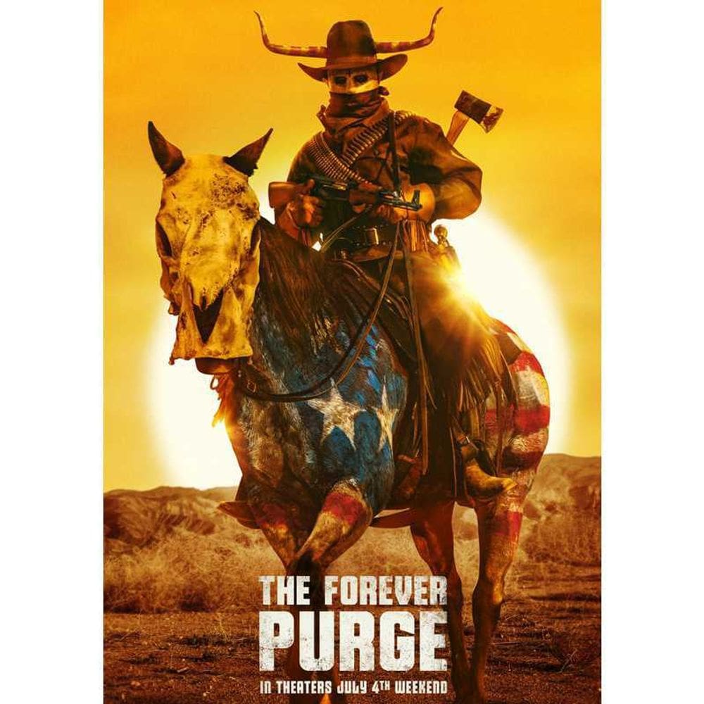 Pôster Pintando O Filme de Terror Forever Purge 30x42cm