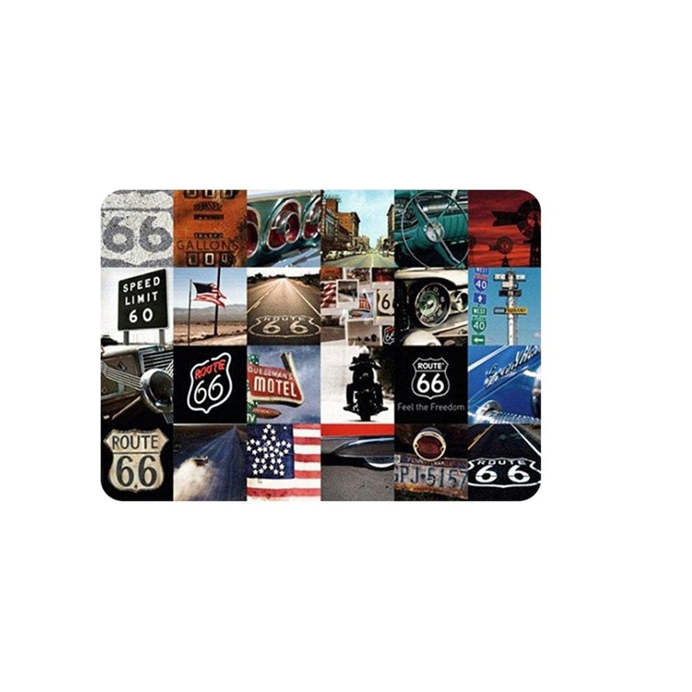 Pintura em ferro Vintage Route 66 American Highway Sign