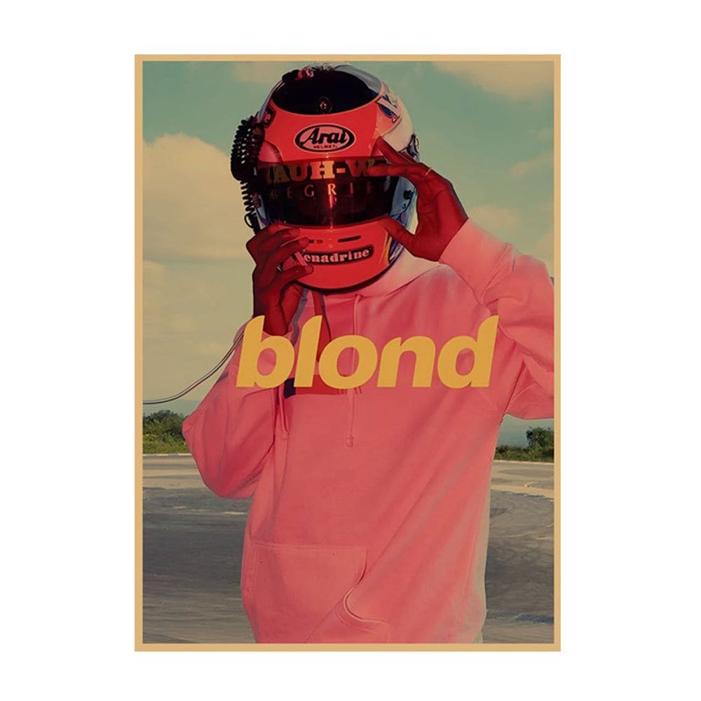 Pôster Frank Ocean Vintage Retro Music Art 20x30cm em ferro