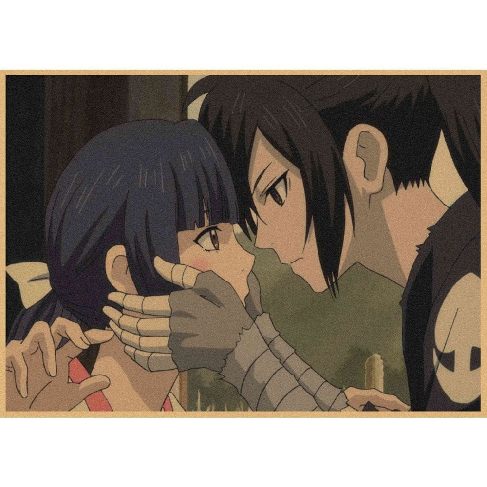 Pôster Dororo Retro Japanese Anime Art 29,7x42cm em papel