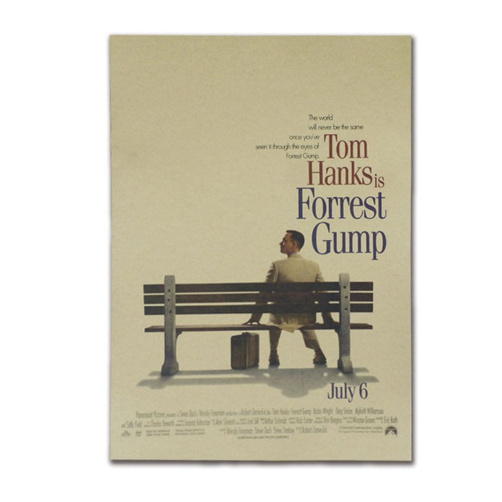 Pôster Forrest Gump Vintage Kraft Paper 51,5x36cm