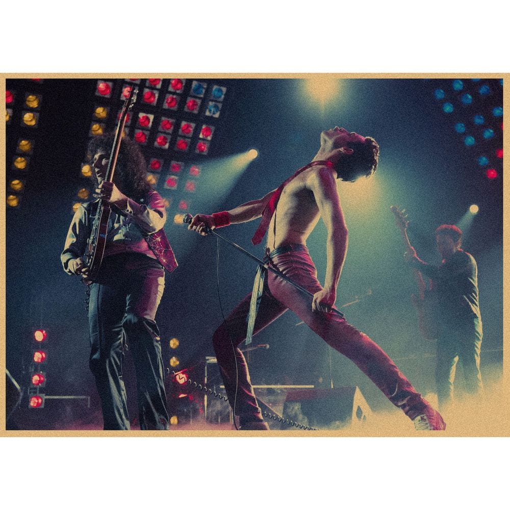 Pôster pintando Bohemian Rhapsody Papel vintage de 29,7x42cm