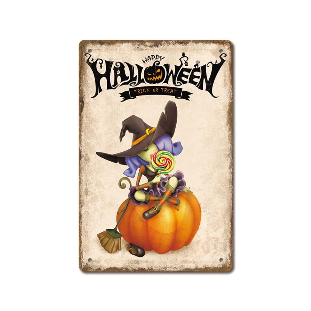 Pôster de arte de parede Vintage Born to Drink Beer 20x30 cm em metal