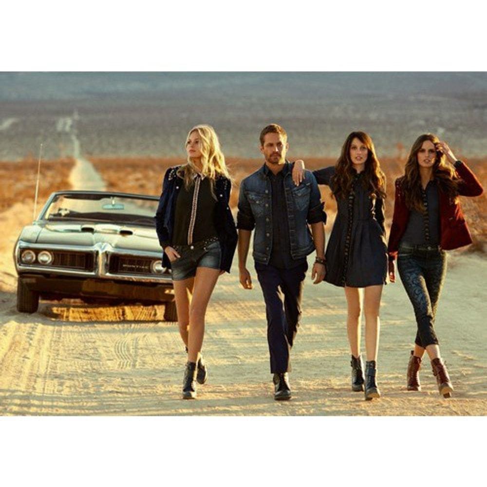 Pôster Pintando Filme Velozes e Furiosos 30x42cm Brian O`Conner