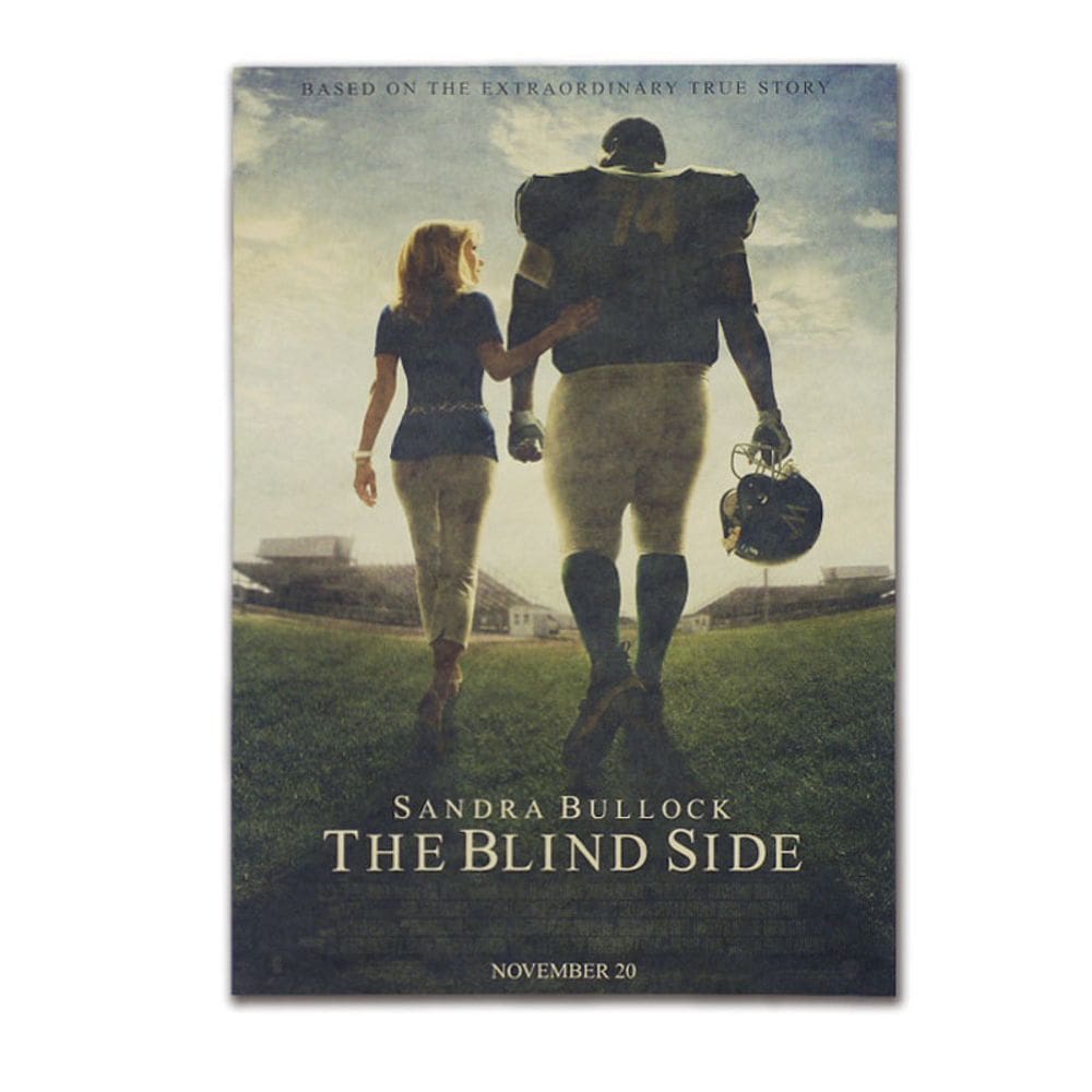 Pôster vintage Kraft Paper The Blind Side Movie 51,5x36cm