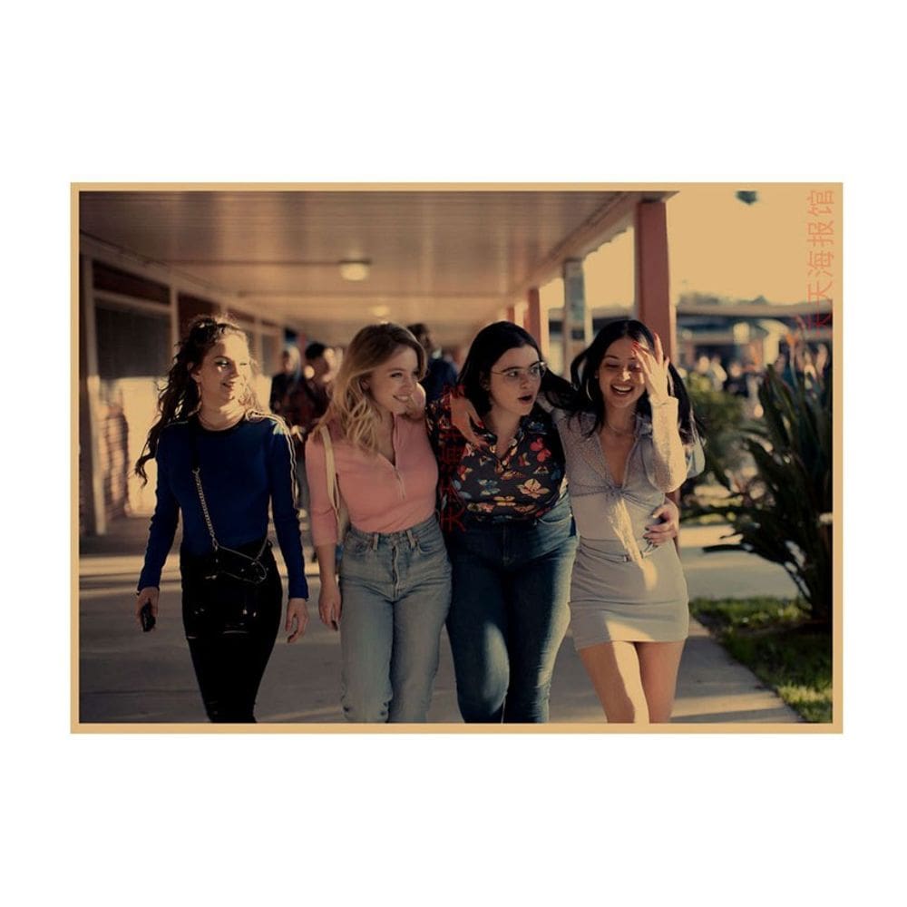 Pintura em pôster Euphoria Vintage Kraft Wall Art 29,7x42cm