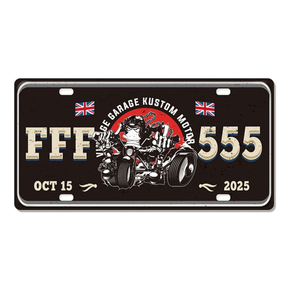 Decoração de parede, pintura em ferro, metal, estanho, cartaz, motocicleta