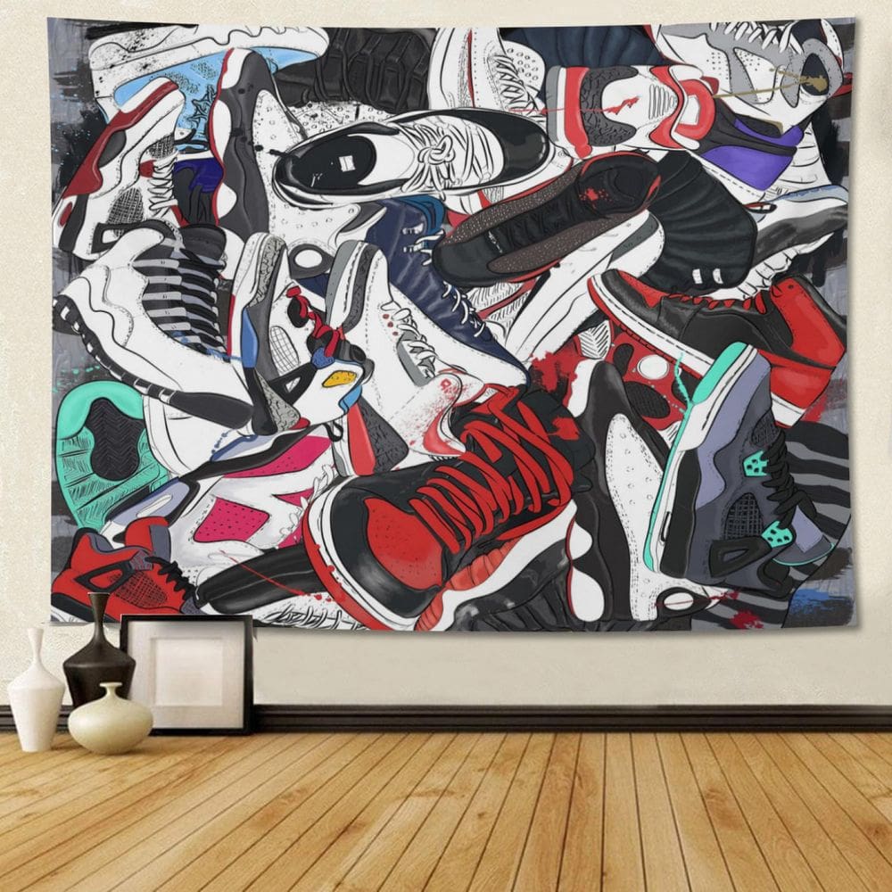 Tapeçaria de Parede Narikuto Basquete 203x152cm