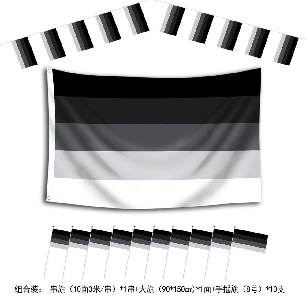 Tapeçaria para pendurar na parede com listra preta e branca 100x150cm