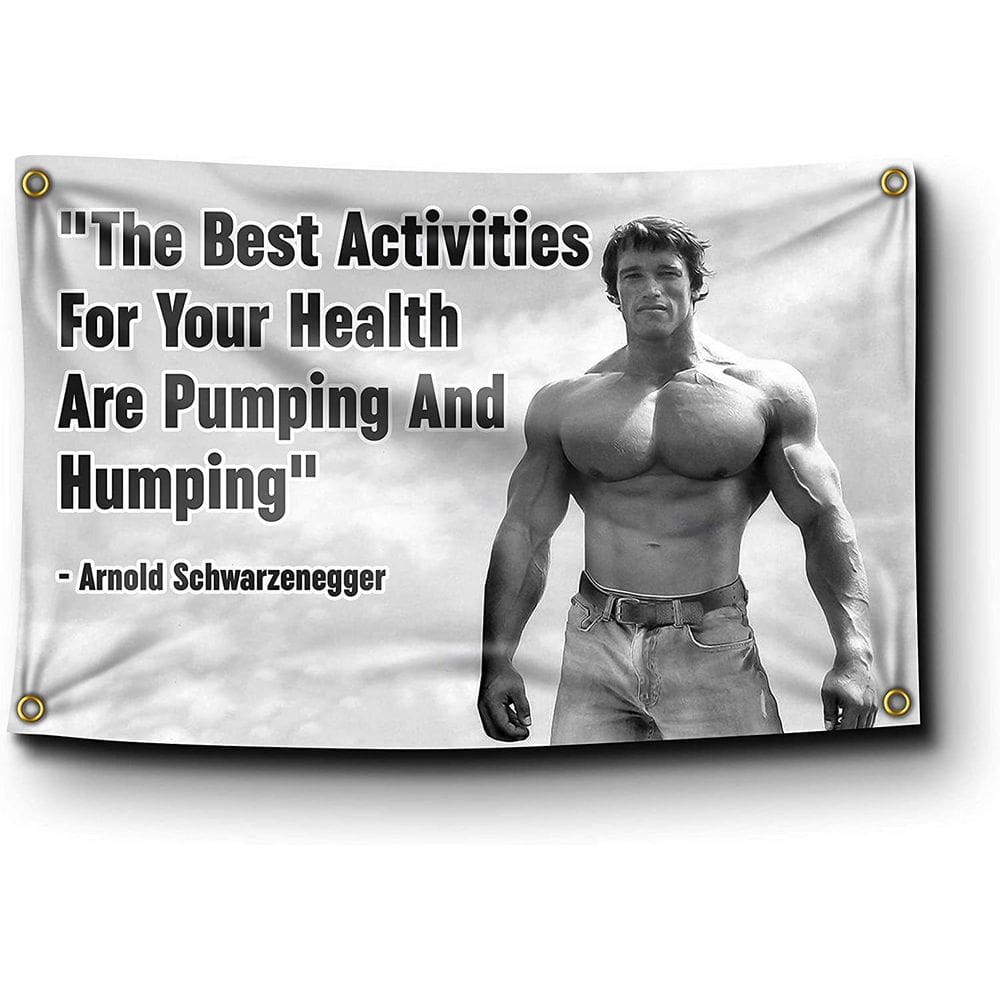 Tapeçaria para pendurar na parede Fitness Quote Gym Room Decor 100x150cm