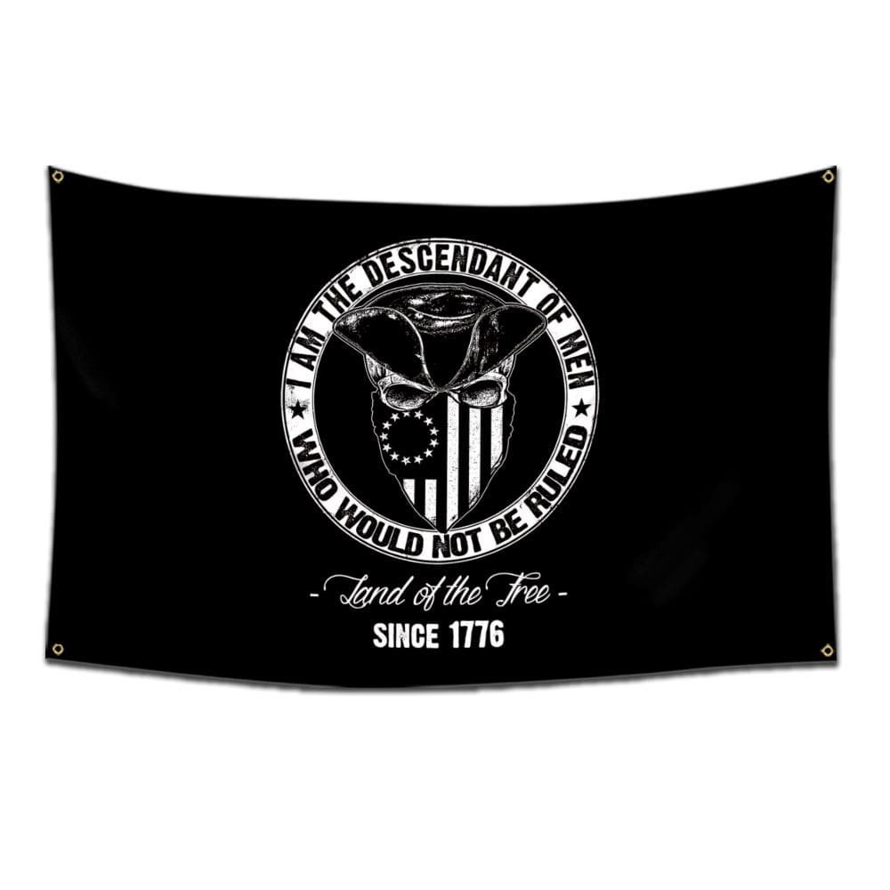 Tapeçaria Patriotic Skull Flag para pendurar na parede 100% poliéster