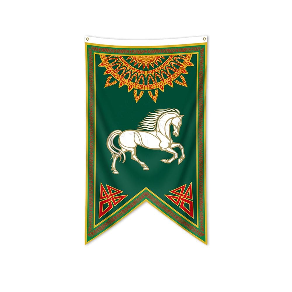 Tapeçaria: bandeira de unicórnio, bandeira, decoração de parede majestosa, 100x150cm