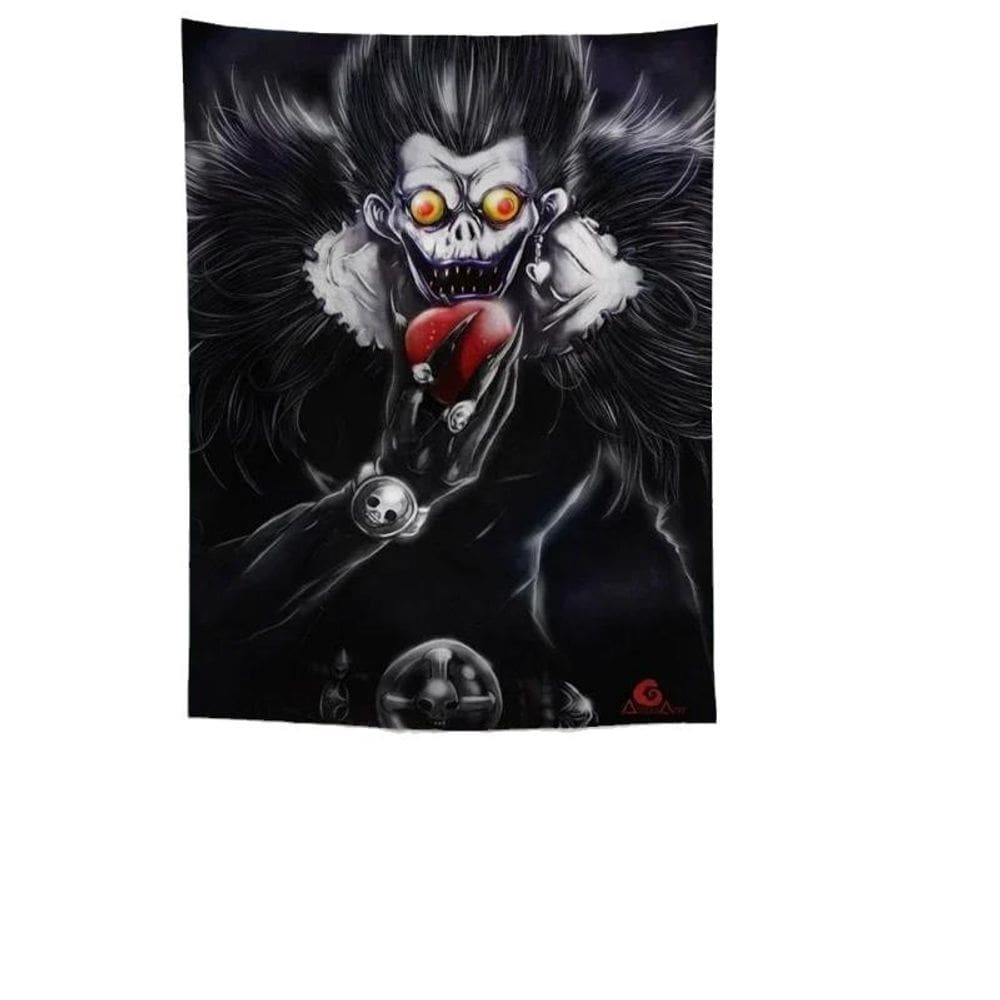 Tapeçaria, decoração de parede, Gothic Skull Horror, 100x150cm