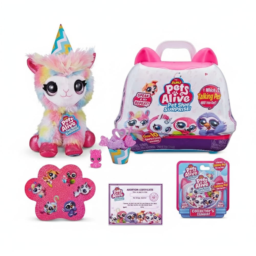 Pelúcia Pets Alive Pet Shop Surprise Interativa Zuru Candide