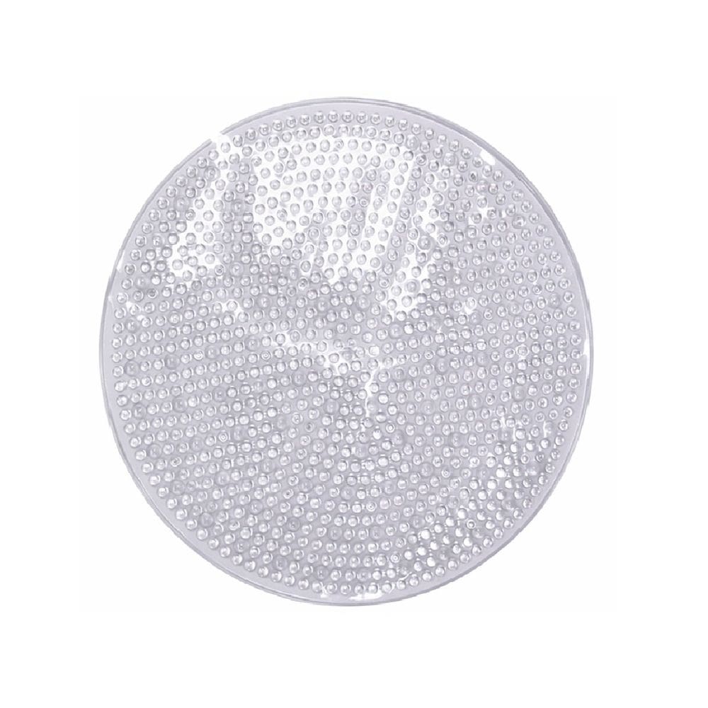 Tapete Redondo Aqua Antiderrapante Para Box 50x50cm - Transparente