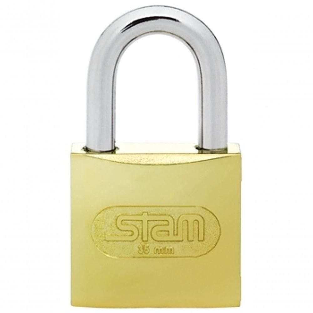 Cadeado Latonado 35mm - Stam