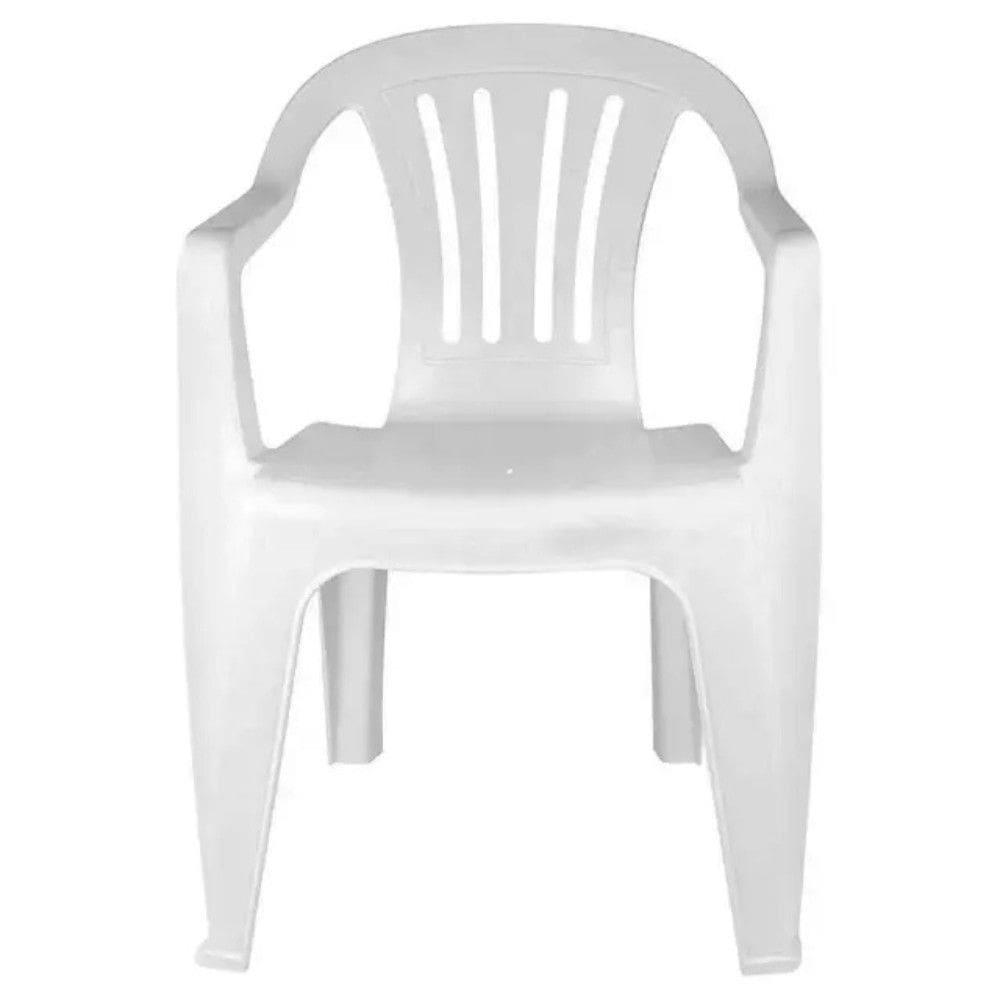Cadeira Poltrona de Plastico Suporta ate 182kg Mor