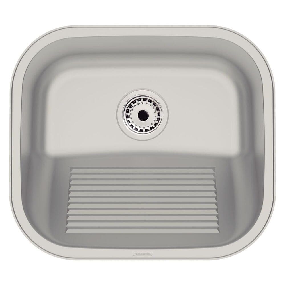 Tanque de Encaixe 40x35 Tramontina Hera Compact 19 em Aço Inox Escovado 94404107