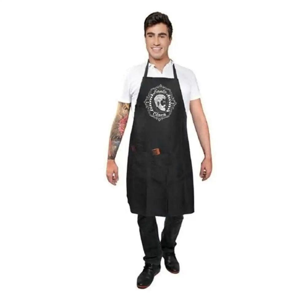 Avental Top Tel Preto P- Barbearia 4672 Santa Clara