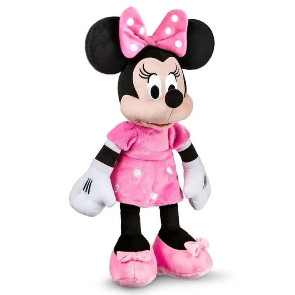 Pelúcia Minnie ROSA Grande de 50cm - Uma Graça! Super Macia! Pelucia Infantil - Mini Minne Menina Mine - PANAMI