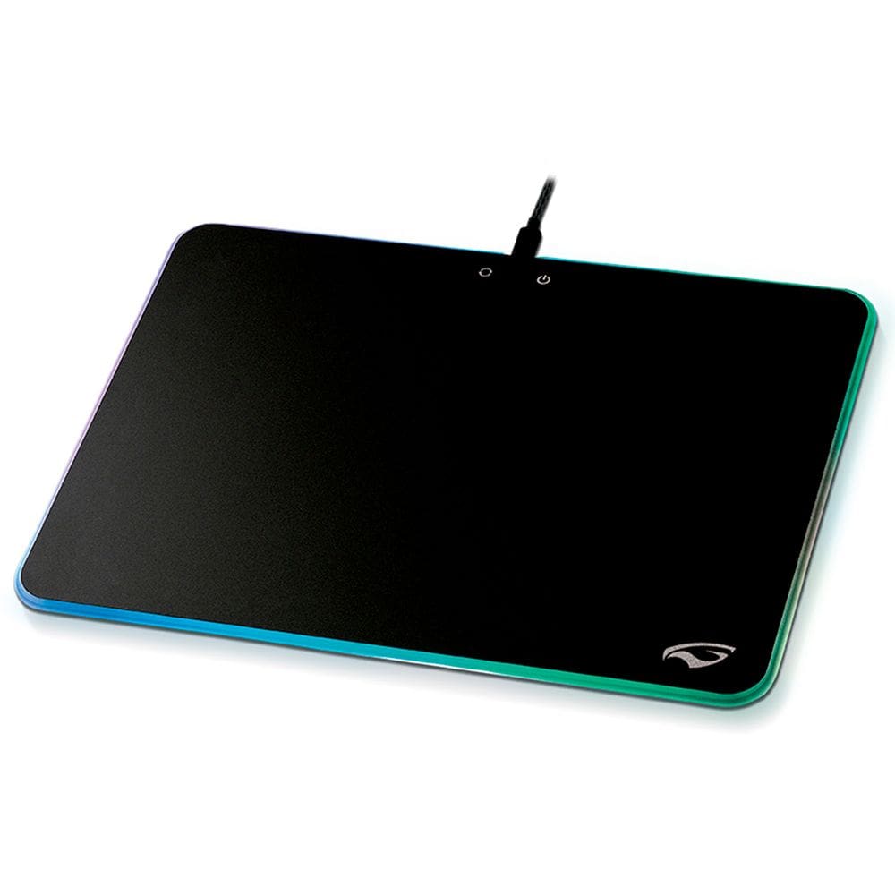 Mouse Pad Gamer RGB C3Tech MP-G2000BK, Superfície Rígida, Base Antiderrapante, Preto