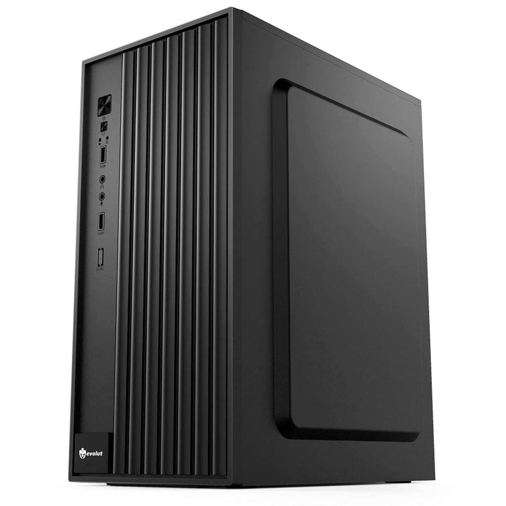 Gabinete Office Evolut Mid-Tower Micro-ATX, ITX, Preto - EO301