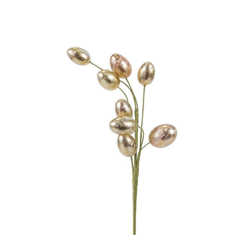 Pick De Pascoa Fondant C/Ovos Dourados 30x7,5cm C/1UN