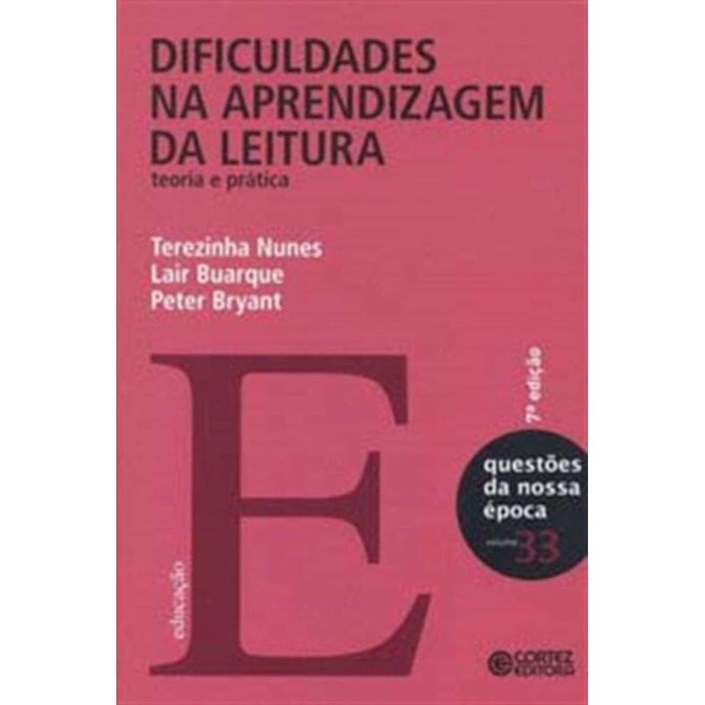 Dificuldades Na Aprendizagem Da Leitura
