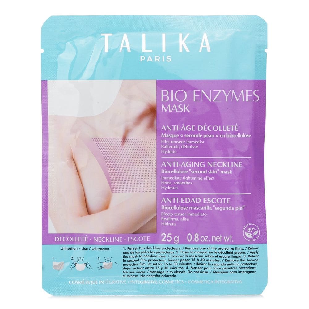 Máscara Talika Bio Enzymes Anti-Envelhecimento com Decote 25mL