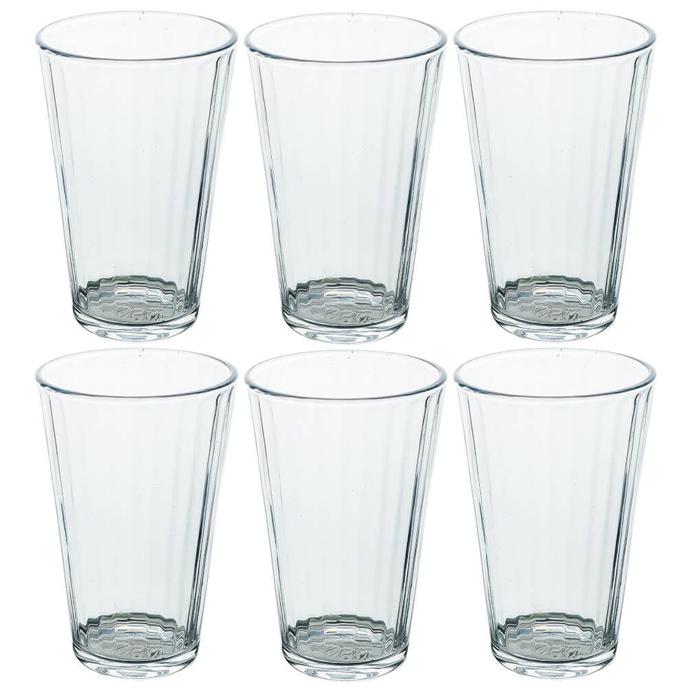 Conjunto de Copos de Vidro Long Drink 470ml 6 Peças Seu Lar