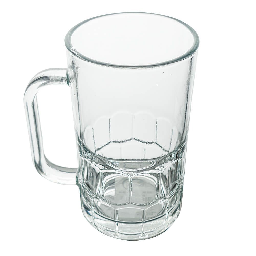 Caneca de Cerveja de Vidro 320ml 1 Peça - Seu Lar