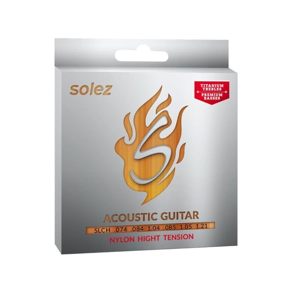 Encordoamento Para Violão Nylon Slch Tensão Alta Solez