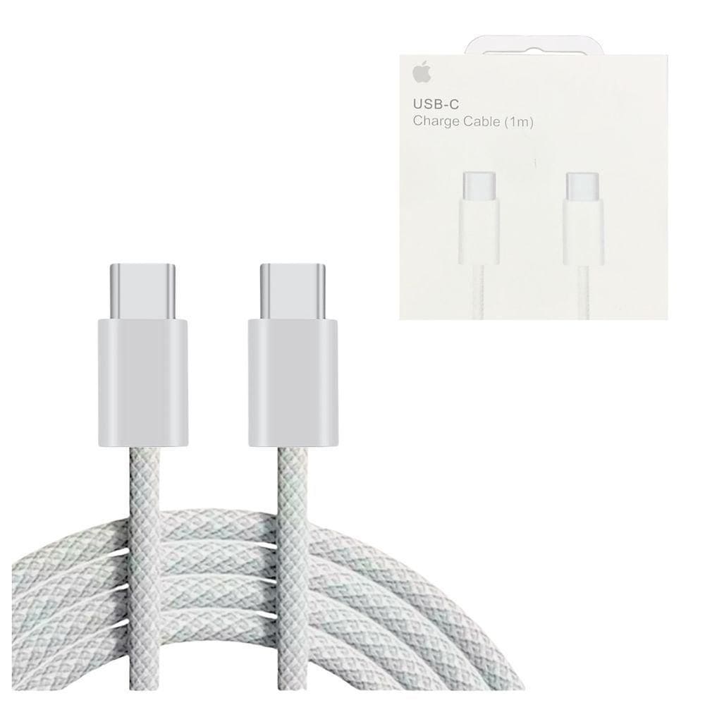 Cabo De Dados Tipo-c / Tipo-c Nylon Trançado De 1 Metro