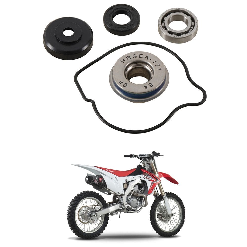 Kit Reparo Bomba D`agua Power Mx C/ Rolamento Crf 450r 2009 a 2016