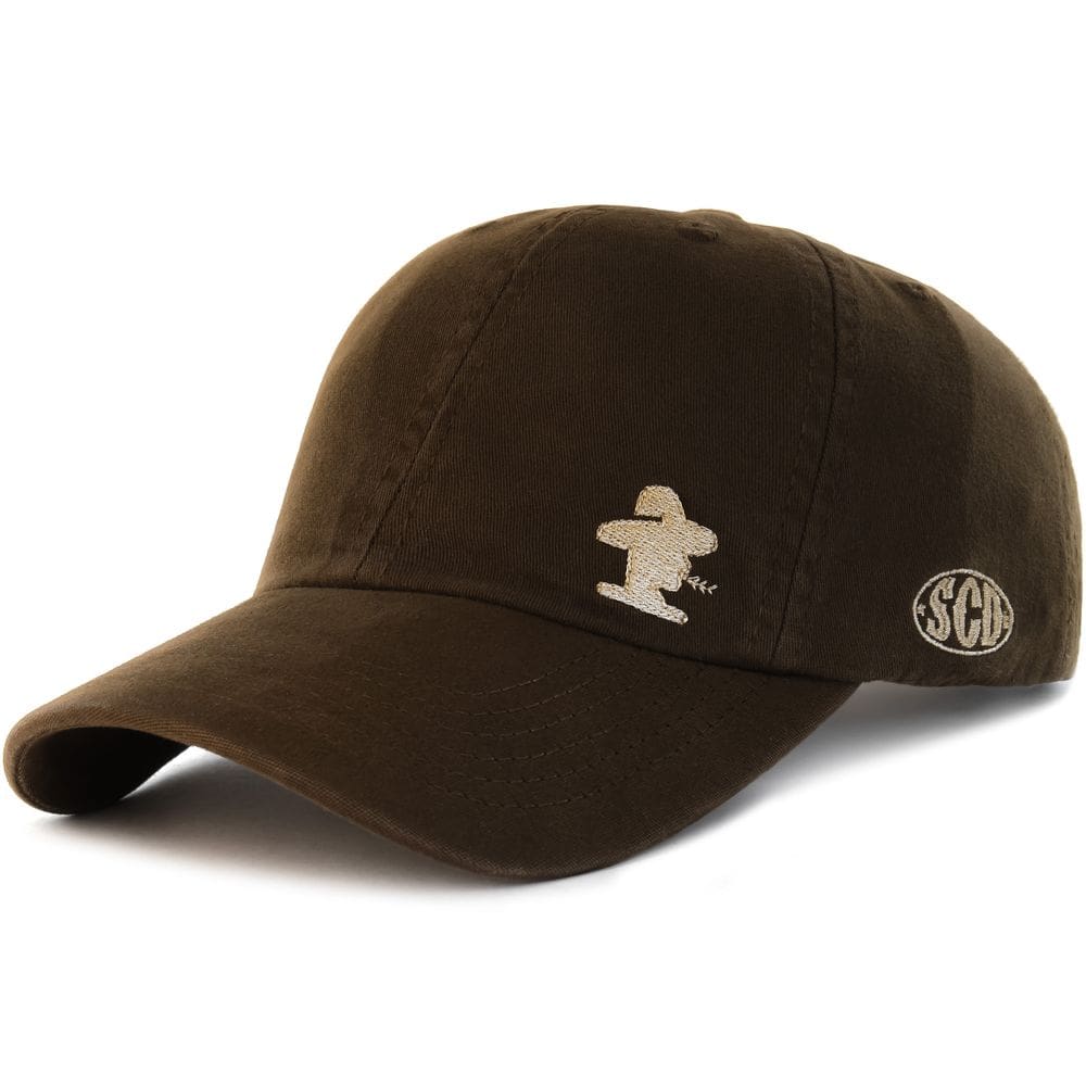 Boné Sacudido`s Raso - 6 Gomos - Sarja Estonado - Marrom