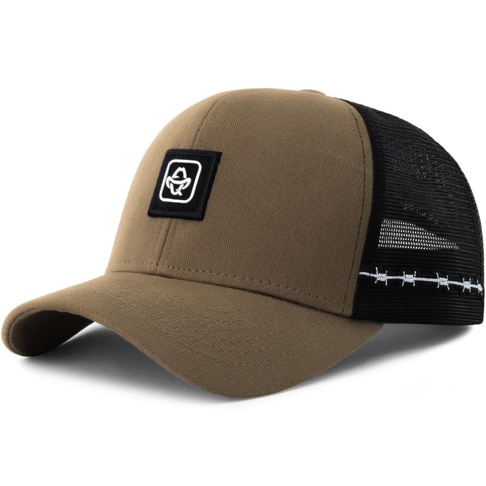 Boné Sacudido`s - Logo Estilizado - Marrom - 6 Gomos