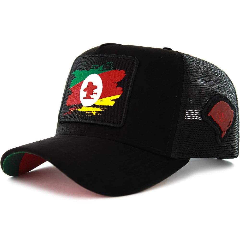 Boné Sacudido`s - Bandeira Rio Grande do Sul - Preto