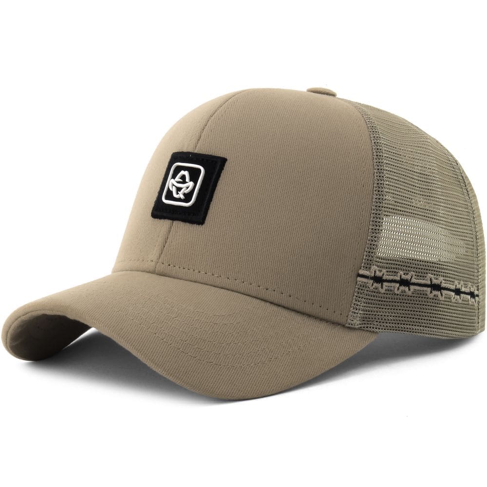 Boné Sacudido`s - Logo Estilizado - Bege - 6 Gomos