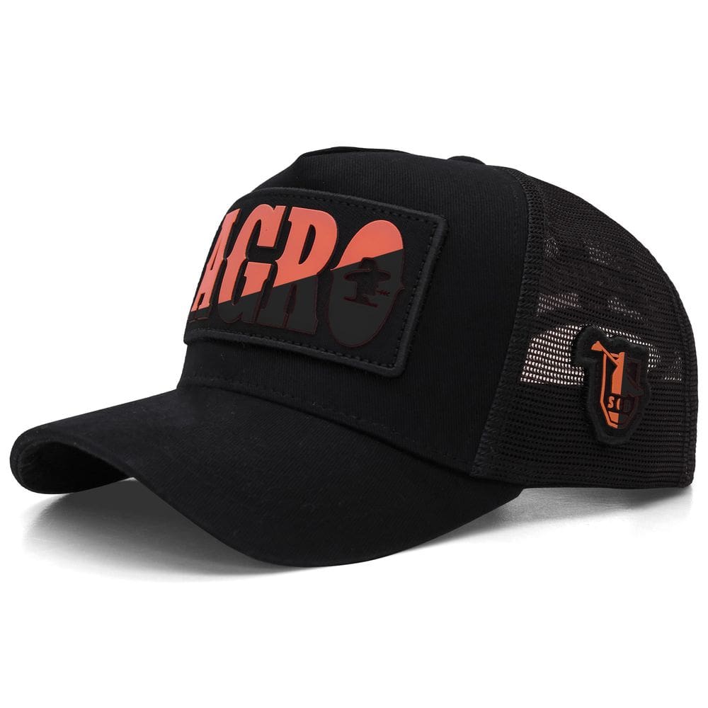 Boné Sacudido`s - Agro Fogo - Preto