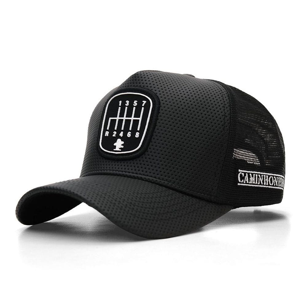 Boné Sacudido`s - Caminhoneiro - Texturizado Preto