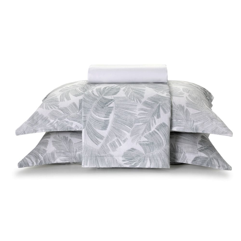 Jogo de Cama Casal 100% Algodao Percal 180 Fios Uni Dohler Kit 4 Pecas