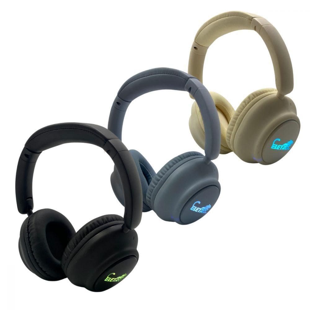 Fone De Ouvido Headphone Bluetooth Sem Fio Com Led Earphone