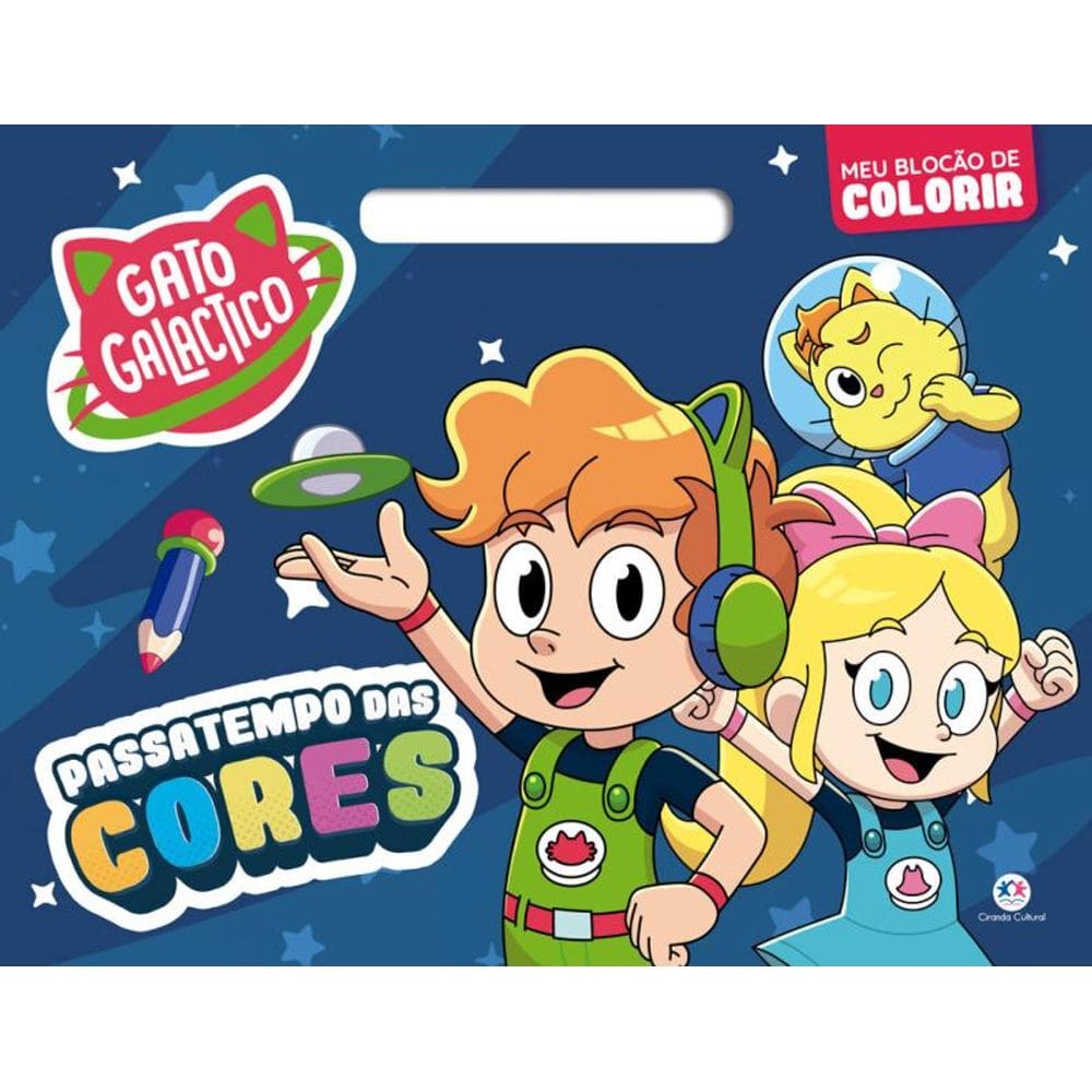 Gato Galactico - Passatempo das cores