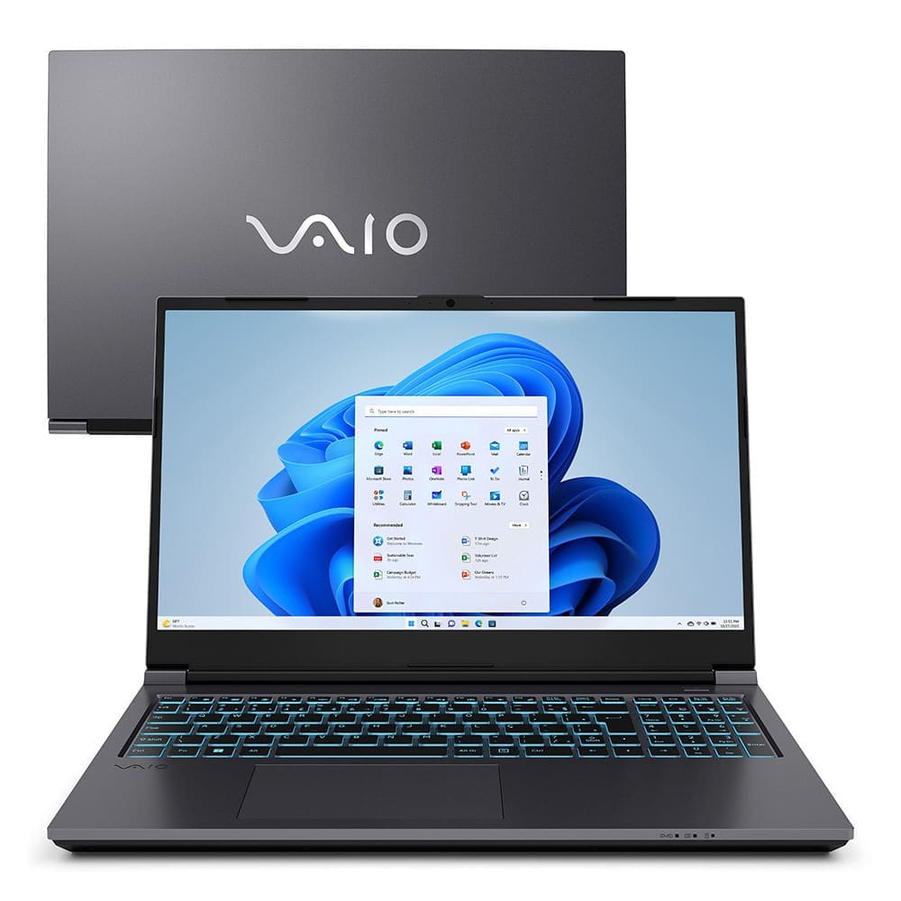 Notebook VAIO FH15 Intel® Core™ i7-13620H Windows 11 Home NVIDIA RTX 4050 32GB RAM 1TB SSD 15,6” Full HD WVA Wi-Fi 6
