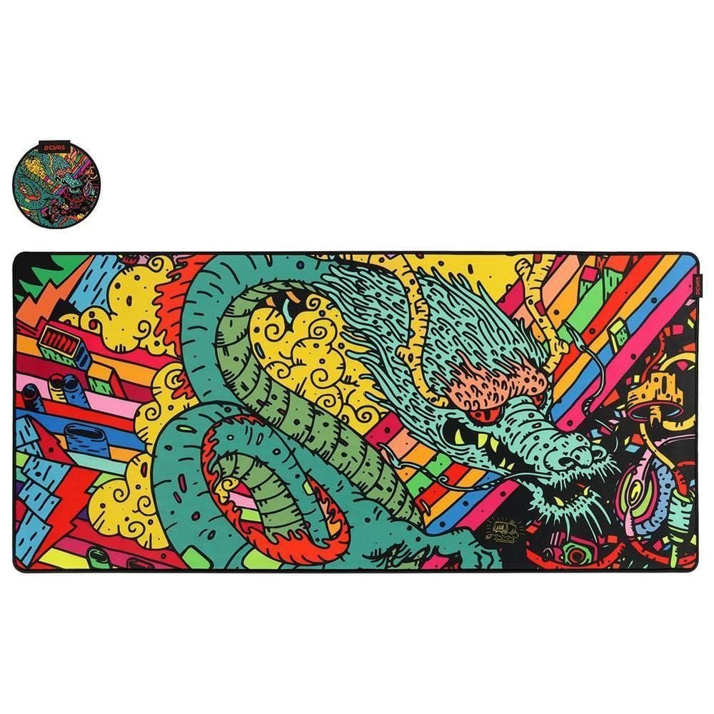 Mouse Pad Gamer Dragon Extended - 900 X 420mm - Pcyes -...