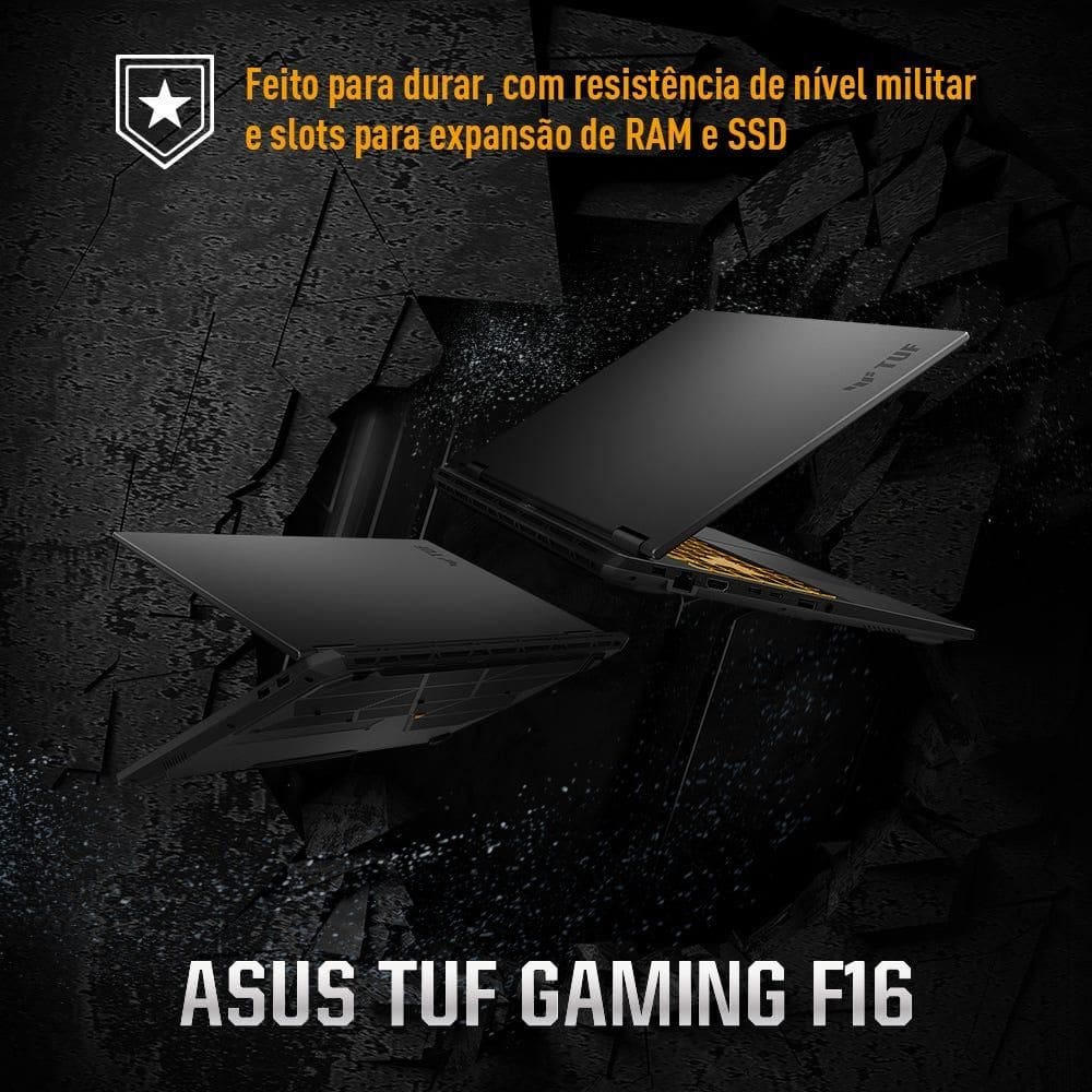 Notebook ASUS TUF Gaming F16 FX608JMR | Casas Bahia