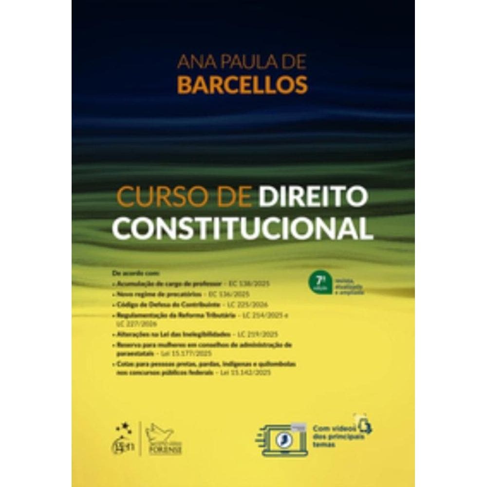 Curso De Direito Constitucional - 7ª Edição 2026