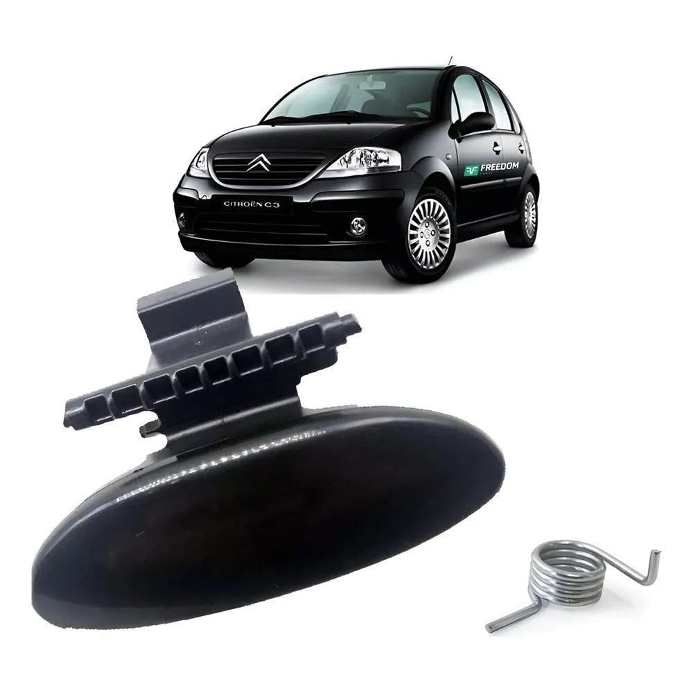 Puxador Porta-Luvas Citroen C3 03-12 Preto Novo